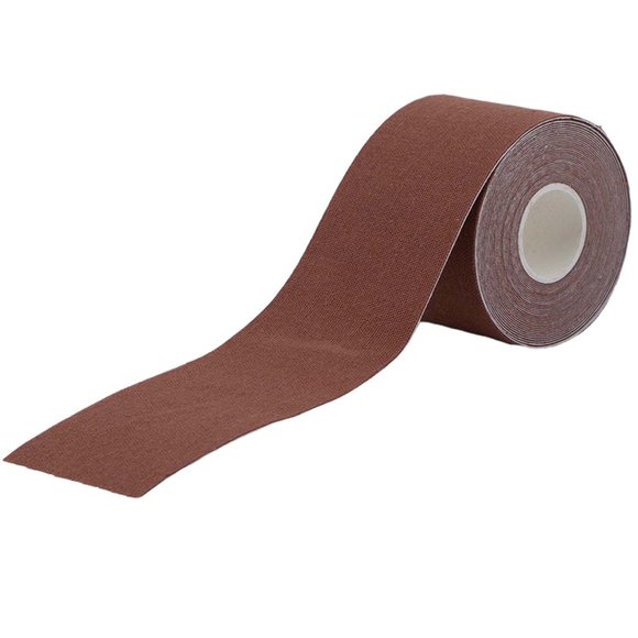 Breast Lift Tape Self Adhesive Cotton Fabric 1 Roll - Mocha - Picture 1 of 6